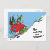 Hoe de Grinch Kerst! Feestdagenkaart (Voorkant / Achterkant)