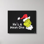 Hoe de Grinch Kerst stal | Hij is een gemene vent Canvas Afdruk (Voorkant)