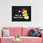 Hoe de Grinch Kerst stal | Hij is een gemene vent Canvas Afdruk (Insitu (Woonkamer))