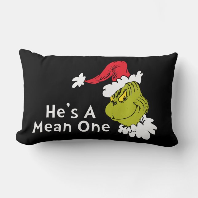 Hoe de Grinch kerst stal | Hij is een gemene vent Kussen (Voorkant)