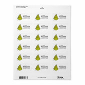 Hoe de Grinch Kerst stal Klassieke Grinch Etiket (Full Sheet)
