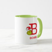 Hoe de Grinch kerst stal | Naam & Monogram B Mok (Voorkant rechts)
