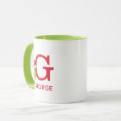 Hoe de Grinch kerst stal | Naam & Monogram G Mok (Voorkant links)