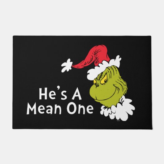 Hoe de Grinch kerstmis houdt | Hij is een gemiddel Deurmat (Voorkant)