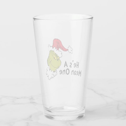 Hoe de Grinch kerstmis houdt | Hij is een gemiddel Glas (Achterkant)