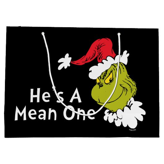 Hoe de Grinch kerstmis houdt | Hij is een gemiddel Groot Cadeauzakje (Achterkant)