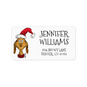 Hoe de Grinch kerstmis houdt   Max is Nice Etiket