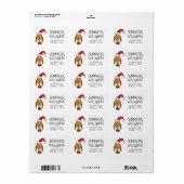 Hoe de Grinch kerstmis houdt | Max is Nice Etiket (Full Sheet)