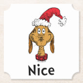 Hoe de Grinch kerstmis houdt | Max is Nice Kartonnen Onderzetters (Voorkant)
