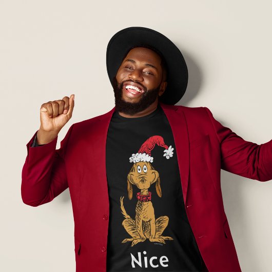 Hoe de Grinch kerstmis houdt | Max is Nice Tri-Blend Shirt