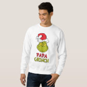 Hoe de Grinch kerstmis houdt | Papa Grinch T-Shi Trui (Voorkant volledig)
