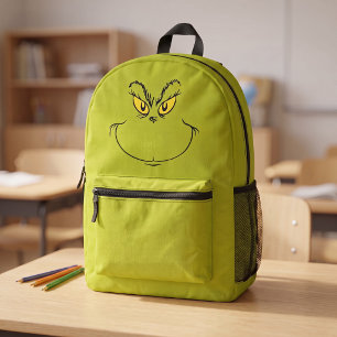 Hoe de Grinch Kerstmis stal gezicht Bedrukte Rugzak
