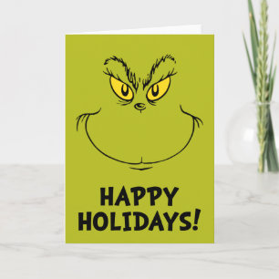 Hoe de Grinch Kerstmis stal gezicht Feestdagen Kaart