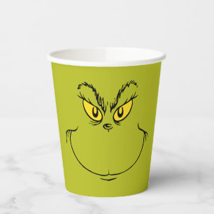 Hoe de Grinch Kerstmis stal gezicht Papieren Bekers