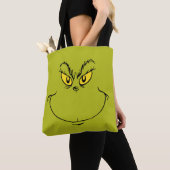 Hoe de Grinch Kerstmis stal gezicht Tote Bag (Dichtbij)