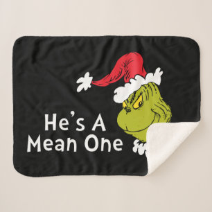 Hoe de Grinch Kerstmis stal   Hij is een gemene ve Sherpa Deken