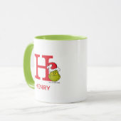 Hoe de Grinch Kerstmis stal | Naam & Monogram H Mok (Voorkant links)