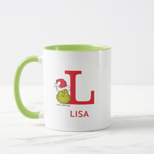 Hoe de Grinch Kerstmis stal | Naam & Monogram L Mok (Links)