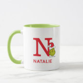 Hoe de Grinch Kerstmis stal | Naam & Monogram N Mok (Links)
