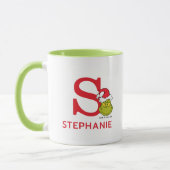 Hoe de Grinch Kerstmis stal | Naam & Monogram S Mok (Links)