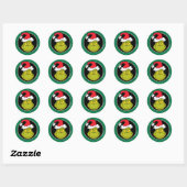 Hoe de Grinch Kerstmis stal | Stoute Grinch Ronde Sticker (Vel)