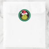 Hoe de Grinch Kerstmis stal | Stoute Grinch Ronde Sticker (Tas)