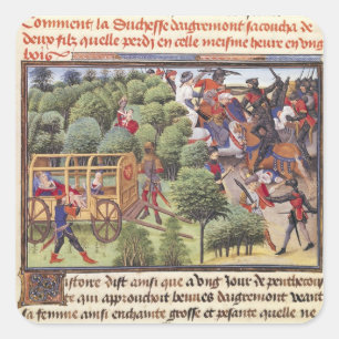 Hoe de hertogin van Aigremont zijn geboorte heeft Vierkante Sticker