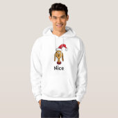Hoe de knuppel kerstmis ophoudt| Max is Nice Hoodie (Voorkant volledig)