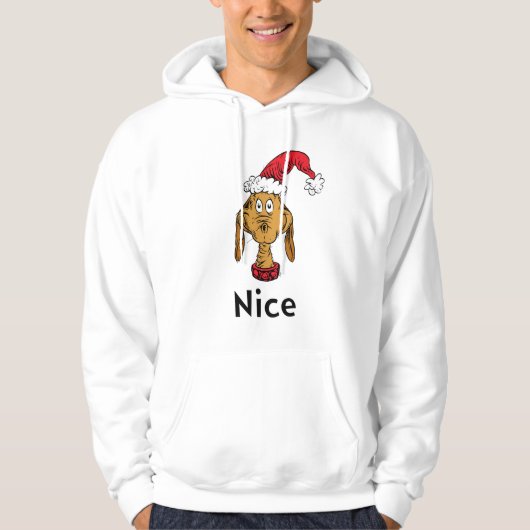 Hoe de knuppel kerstmis ophoudt| Max is Nice Hoodie (Voorkant)