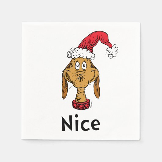 Hoe de knuppel kerstmis ophoudt| Max is Nice Servet (Voorkant)