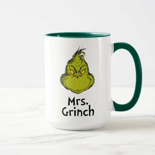 Hoe de knuppel kerstmis ophoudt| Mevrouw Grinch Mok (Rechts)