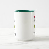 Hoe de knuppel kerstmis ophoudt| Naughty Grinch Mok (Midden)