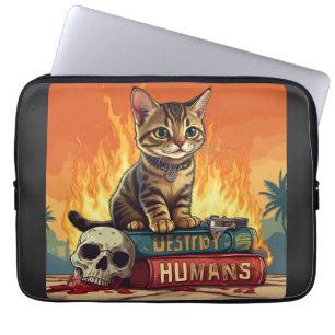 Hoe de mens te vernietigen laptop sleeve