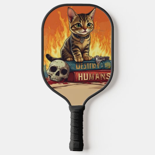 Hoe de mens te vernietigen pickleball paddle (Achterkant)