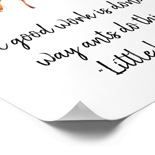 Hoe de mieren werken poster (Hoek)