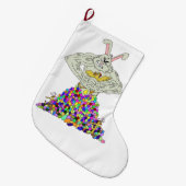 Hoe de paashaas zijn eieren krijgt grote kerstsok (Voorkant (Hangend))