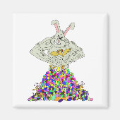 Hoe de paashaas zijn eieren krijgt magneet (Voorkant)