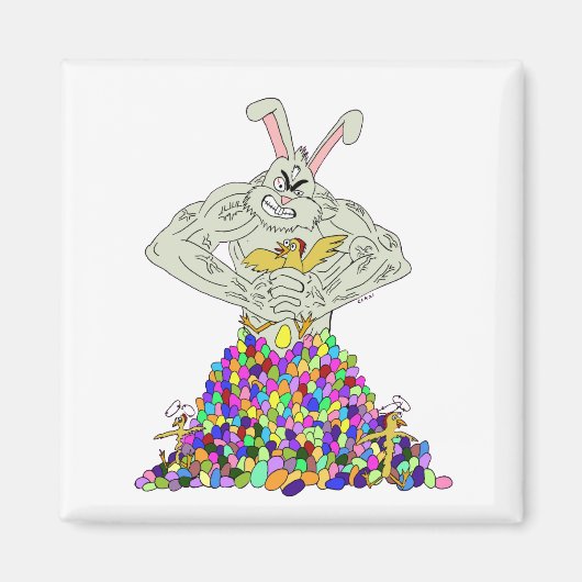 Hoe de paashaas zijn eieren krijgt magneet (Voorkant)