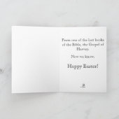 HOE DE PAASKONIJN IS ONTSTAAN FEESTDAGEN KAART (Binnen)