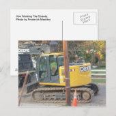 Hoe de straten werken briefkaart (Voorkant / Achterkant)
