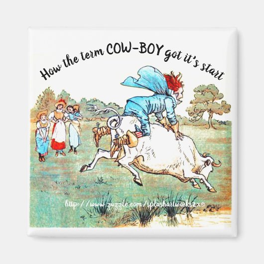"Hoe de term KOE-BOY het begin kreeg" Magneet (Voorkant)