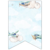 Hoe de tijd vliegt Speelgoed Plane Travel Thema Vlaggetjes (Eerste vlag)