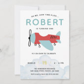 Hoe de tijd vliegt Vliegtuig Verjaardag, Modern Vl Kaart (Voorkant)