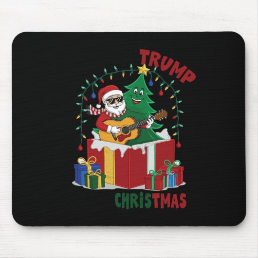 Hoe de Trump de kerst heeft gered Grappige feestda Muismat (Voorkant)
