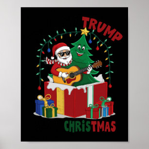 Hoe de Trump de kerst heeft gered Grappige feestda Poster