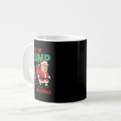 Hoe de Trump kerst heeft gered Grappig Trump Kerst Koffiemok (Voorkant links)