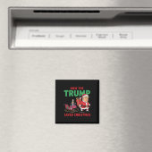 Hoe de Trump kerst heeft gered Grappig Trump Kerst Magneet (Insitu (Vaatwasser))