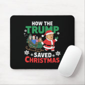 Hoe de Trump kerst heeft gered Grappig Trump Kerst Muismat (Met muis)