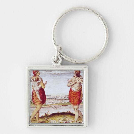 Hoe de vrouwen van Dasamonquepeuc Sleutelhanger (Voorkant)