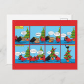 Hoe decorbeert u een kerstboomstrip briefkaart (Voorkant / Achterkant)